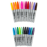 Sharpie 75846 Assorted 24-Color Fine Point Permanent Marker Set