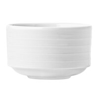 Libbey 999001705 Galileo Constellation 9 oz. Lunar Bright White Stacking Porcelain Bouillon - 36/Case