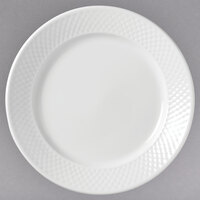 Libbey 999013139 EOS Constellation 9" Round Lunar Bright White Porcelain Plate - 24/Case