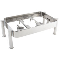 Bon Chef 20307ST 26 1/4" x 15" Stainless Steel Induction Chafer Stand