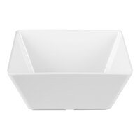 Vollrath V22203 3.5 Qt. White Large Square Melamine Bowl