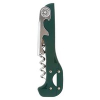 Franmara 2031-12 Boomerang Customizable Two-Step Waiter's Corkscrew with Dark Green Handle