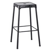 Safco 6606BL Black Bar Height Steel Stool