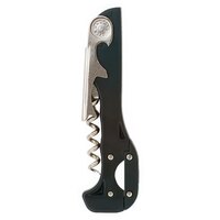 Franmara 2031-01 Boomerang Customizable Two-Step Waiter's Corkscrew with Black Handle