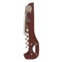 Franmara 2031-03 Boomerang Customizable Two-Step Waiter's Corkscrew with Burgundy Handle