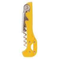 Franmara 2031-39 Boomerang Customizable Two-Step Waiter's Corkscrew with Yellow Handle