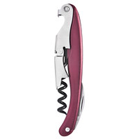 Franmara 3275-03 Lisse Customizable Two-Step Waiter's Corkscrew with Metallic Burgundy Anodized Aluminum Handle