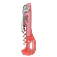 Franmara 2031-37 Boomerang Customizable Two-Step Waiter's Corkscrew with Translucent Pink Handle