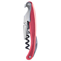 Franmara 3275-20 Lisse Customizable Two-Step Waiter's Corkscrew with Metallic Red Anodized Aluminum Handle