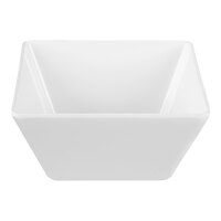 Vollrath V22202 1.5 Qt. White Medium Square Melamine Bowl