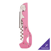 Franmara 2031-33 Boomerang Customizable Two-Step Waiter's Corkscrew with Pink Handle