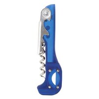 Franmara 2031-06 Boomerang Customizable Two-Step Waiter's Corkscrew with Translucent Blue Handle