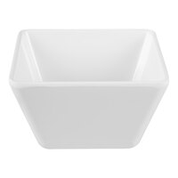 Vollrath V22201 20 oz. White Small Square Melamine Bowl
