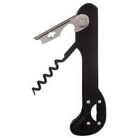 Franmara 2034T Boomerang Waiter's Corkscrew with Black Handle and Non-Stick Spiral