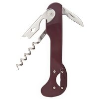 Franmara 2035-03 Super Boomerang Customizable Waiter's Corkscrew with Burgundy Handle