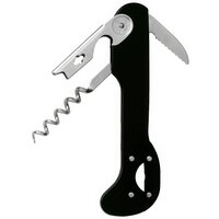 Franmara 2035-01 Super Boomerang Customizable Waiter's Corkscrew with Black Handle