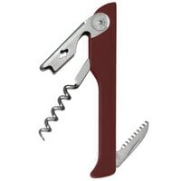 Franmara 2030-03 Hugger Waiter's Corkscrew with Burgundy ABS Plastic Handle