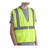 Cordova Customizable Lime Class 2 High Visibility Surveyor's Mesh Safety Vest - XXL