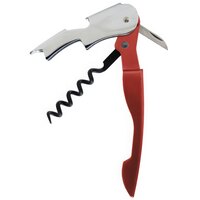 PullPlus Vintage Waiter's Corkscrew with Red Metallized Handle 5305-20