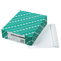 Quality Park 37693 #90 9" x 12" White Gummed Seal Open Side File Envelope - 100/Box