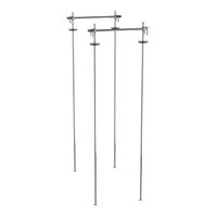 Metro LTTA24C Super Erecta Double-Deep Top-Track 24" Chrome-Plated Stationary Intermediate Shelving Unit