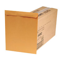 Quality Park 44062 #110 12" x 15 1/2" Brown Kraft File Envelope with Redi-Seal - 250/Box