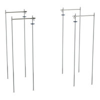 Metro LTTE21C Super Erecta Double-Deep Top-Track 21" Chrome-Plated Stationary Shelving End Unit