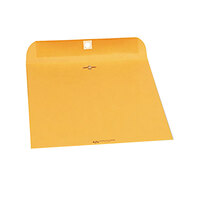 Quality Park 37590 #90 9" x 12" Brown Kraft Clasp / Gummed Seal File Envelope - 250/Case