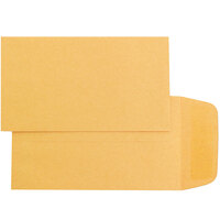 Quality Park 50162 #1 2 1/4" x 3 1/2" Brown Kraft Gummed Seal Coin Envelope - 500/Box