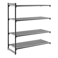 Cambro CBA246064V4580 Camshelving® Basics Plus Vented 4-Shelf Add On Unit - 24" x 60" x 64"