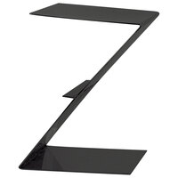 Eastern Tabletop 1203MB 12" Black Coated Stainless Steel Z-Shaped Riser