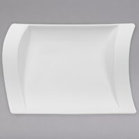 Villeroy & Boch 10-2525-3570 NewWave 8 1/4" x 5 7/8" White Premium Porcelain Pickle Dish - 6/Case