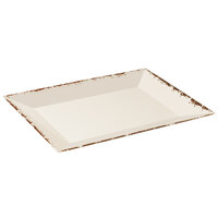 GET ML-99-TC Tuscan 24" x 18" Rectangular Melamine Display Tray