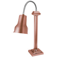 Eastern Tabletop 9631CP 45" Single Arm Copper Coated Stainless Steel Freestanding Lux Heat Lamp with Adjustable Neck - 110V