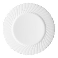 WNA Comet CW10144W Classicware 10 1/4" White Plastic Plate - 18/Pack