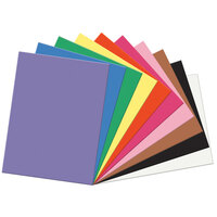 SunWorks 6517 18" x 24" Assorted Color Pack of 58 lb. Construction Paper - 50 Sheets