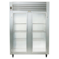 Traulsen AHT232DUT-FHG Two Section Glass Door Narrow Reach In Refrigerator - Specification Line