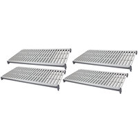 Cambro Camshelving® Basics Plus 24" Wide Shelf Kit with 4 Vented Shelves