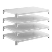 Cambro CPSK2436S4480 Camshelving® Premium 24" x 36" Shelf Kit with 4 Solid Shelves