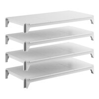 Cambro CPSK1836S4480 Camshelving® Premium 18" x 36" Shelf Kit with 4 Solid Shelves