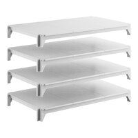 Cambro CPSK2136S4480 Camshelving® Premium 21" x 36" Shelf Kit with 4 Solid Shelves