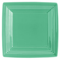 Tuxton CTH-0845 Concentrix 8 1/2" Cilantro Square China Plate - 12/Case