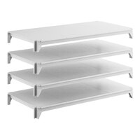 Cambro CPSK2142S4480 Camshelving® Premium 21" x 42" Shelf Kit with 4 Solid Shelves