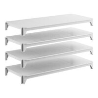 Cambro CPSK1842S4480 Camshelving® Premium 18" x 42" Shelf Kit with 4 Solid Shelves