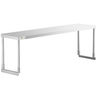 Regency Stainless Steel Single Deck Overshelf - 12" x 60" x 19 1/4"