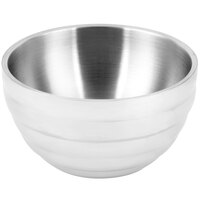 Vollrath 4659150 Double Wall Round Beehive 3.4 Qt. Serving Bowl - Pearl White