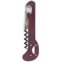 Franmara 2034T-03 Boomerang Waiter's Corkscrew with Burgundy Handle and Non-Stick Spiral