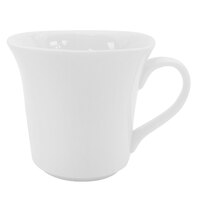 4.5 oz. Bright White Square Porcelain Cup - 36/Case