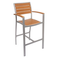 BFM Seating Largo Synthetic Teak Seat Slat