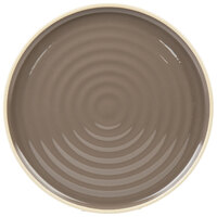 Chef & Sommelier FK943 Geode 10 3/4" Gray Stackable Dinner Plate by Arc Cardinal - 12/Case